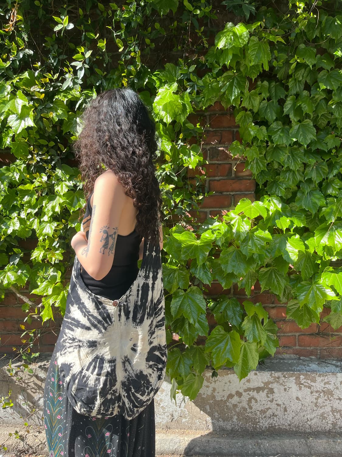 블랙 타이다이 크로스백 상품이미지3