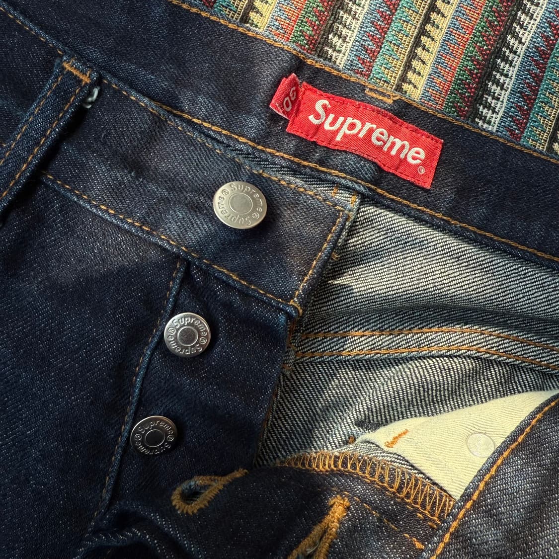슈프림 리지드 데님 팬츠 상품이미지4