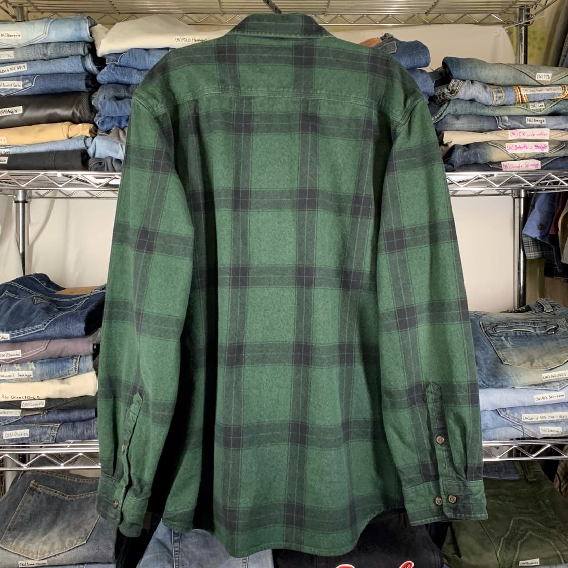 [L] 칼하트 루즈핏 헤비코튼 타탄체크 워크셔츠 상품이미지3