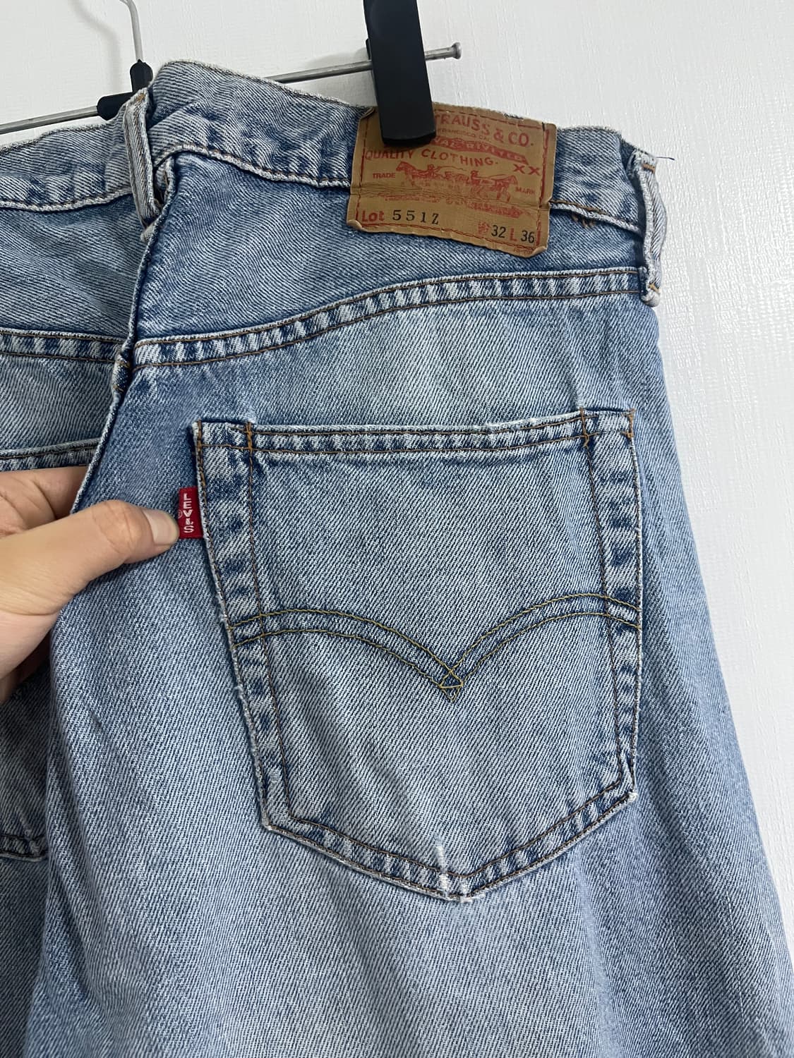 90s jp 리바이스 lvc 551zxx 데님팬츠 상품이미지4