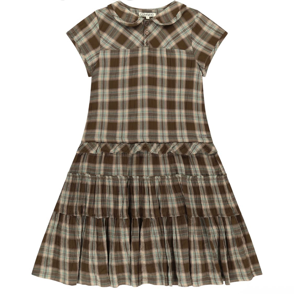 코이세이오 로우 엣지 체크 원피스 상품이미지1