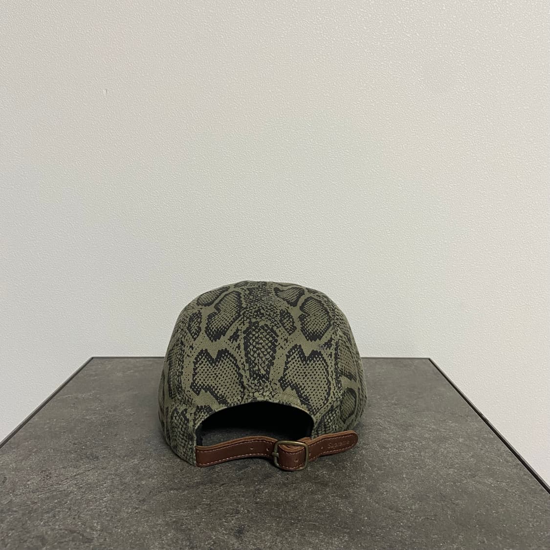 슈프림 캠프캡 모자 24SS 스네이크 레드 박스로고 캡 상품이미지4