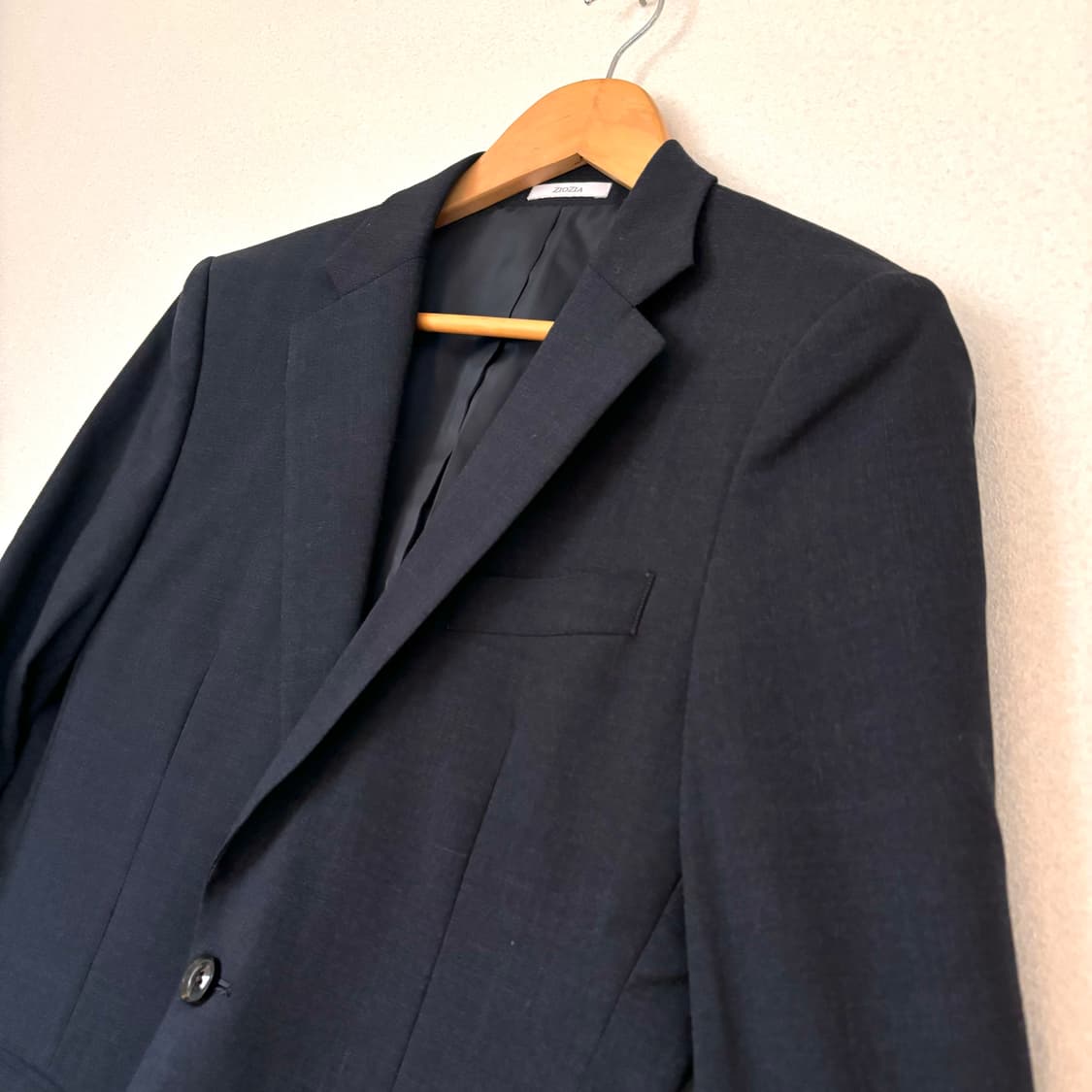 지오지아 XS 슬림핏 95 슬렌더 캐주얼 네이비 자켓 가성비 상품이미지3