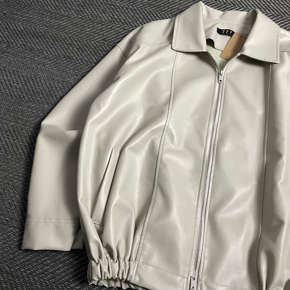 빈티지 투웨이 레더 블루종 자켓o 4768 상품이미지3