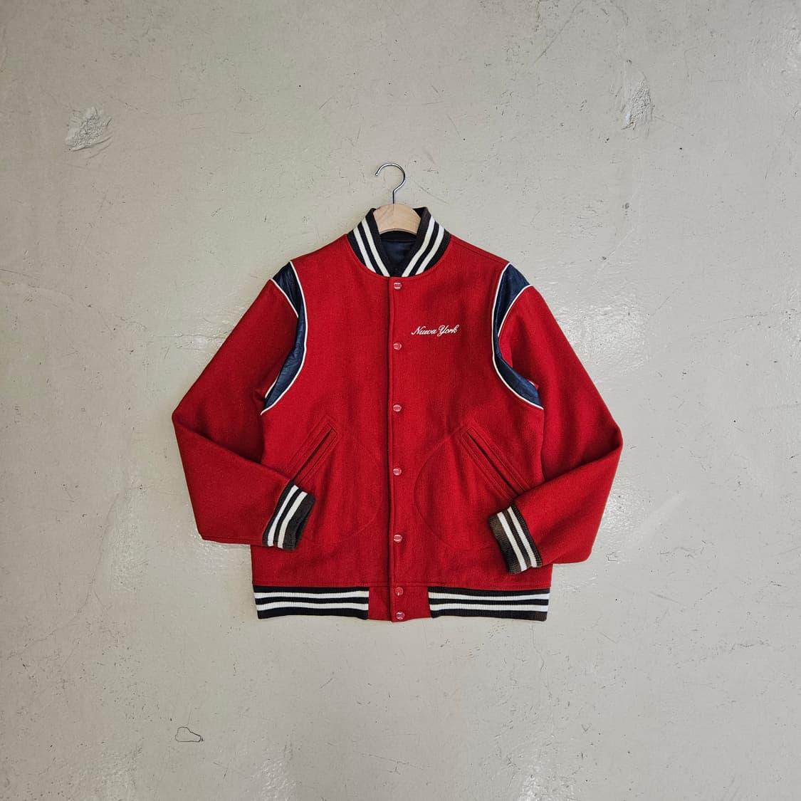 00's supreme 빈티지 슈프림 뉴욕 울 바시티 자켓 M~L 상품이미지1