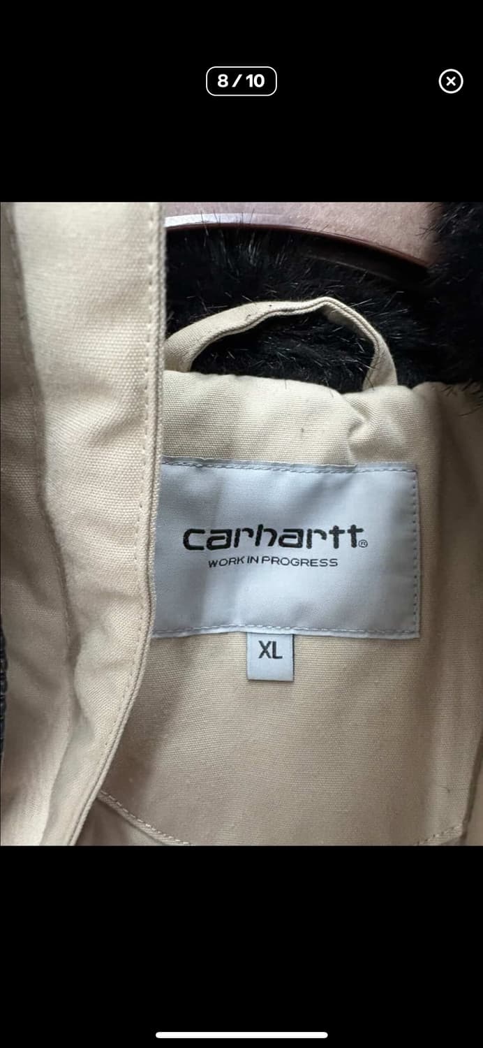 칼하트 WIP 퍼 후드 트래퍼 파카 A3209 상품이미지8