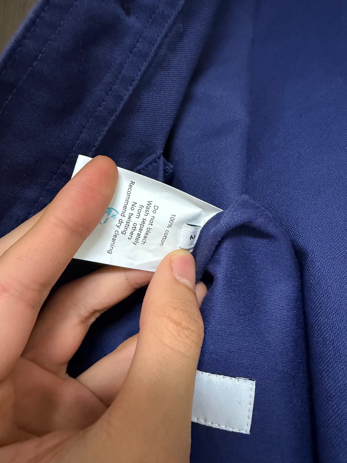 SEW 몰스킨 프렌치 워크 자켓(네이비 블루) 2사이즈 상품이미지5