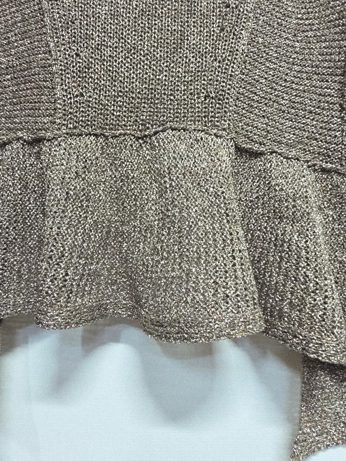 EGOIST 니트 베스트 플레어 브라운 상품이미지8