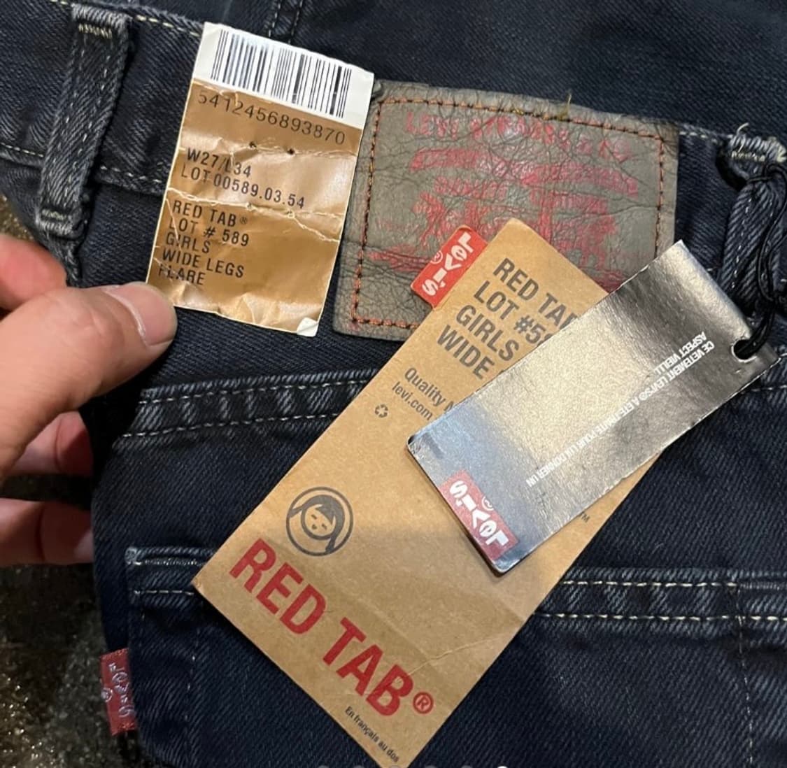 Levi's 00s 리바이스 589 플레어 부츠컷(26‘’) 상품이미지6