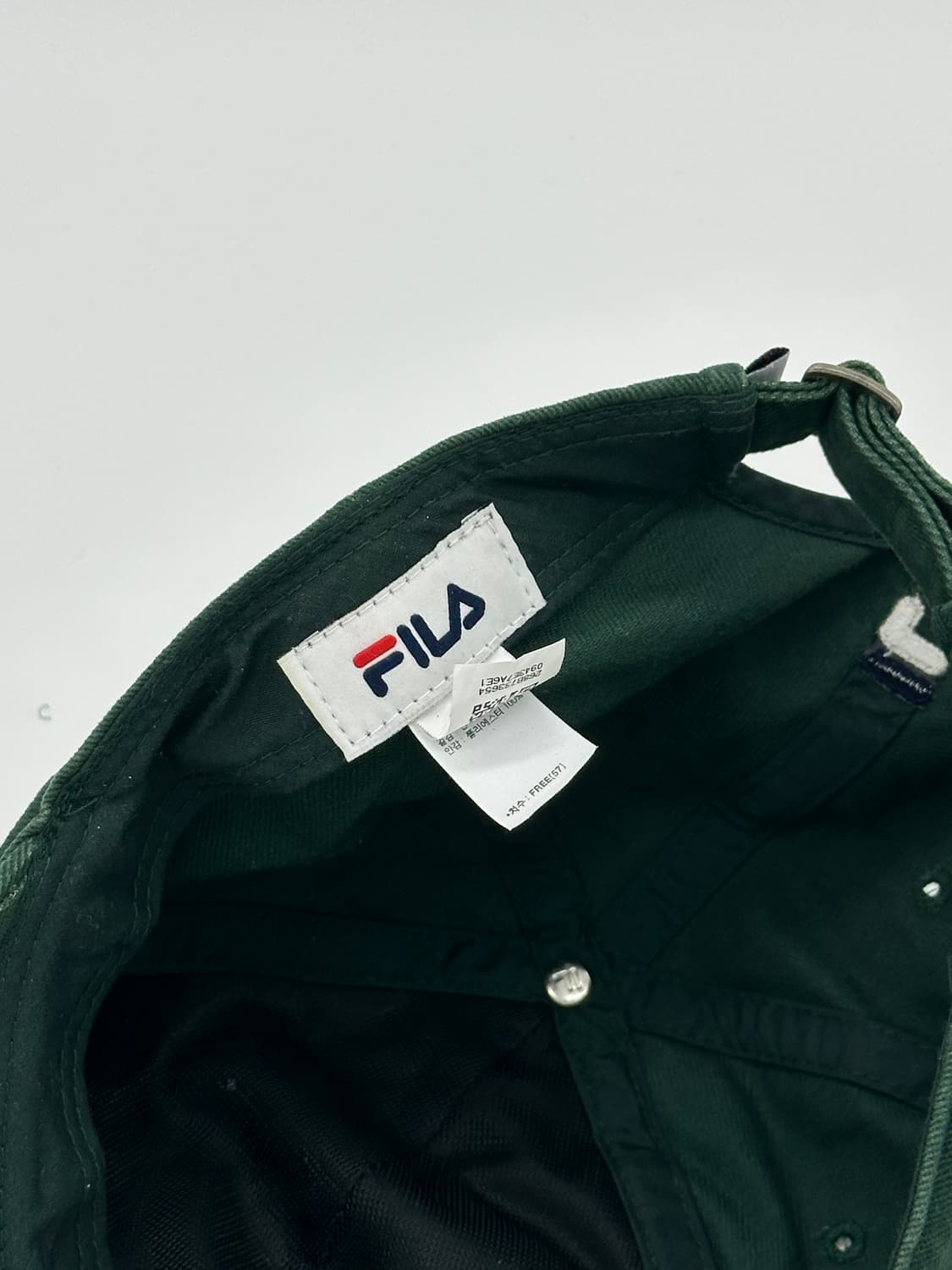 [F] FILA 휠라 그린 볼캡 모자 상품이미지6