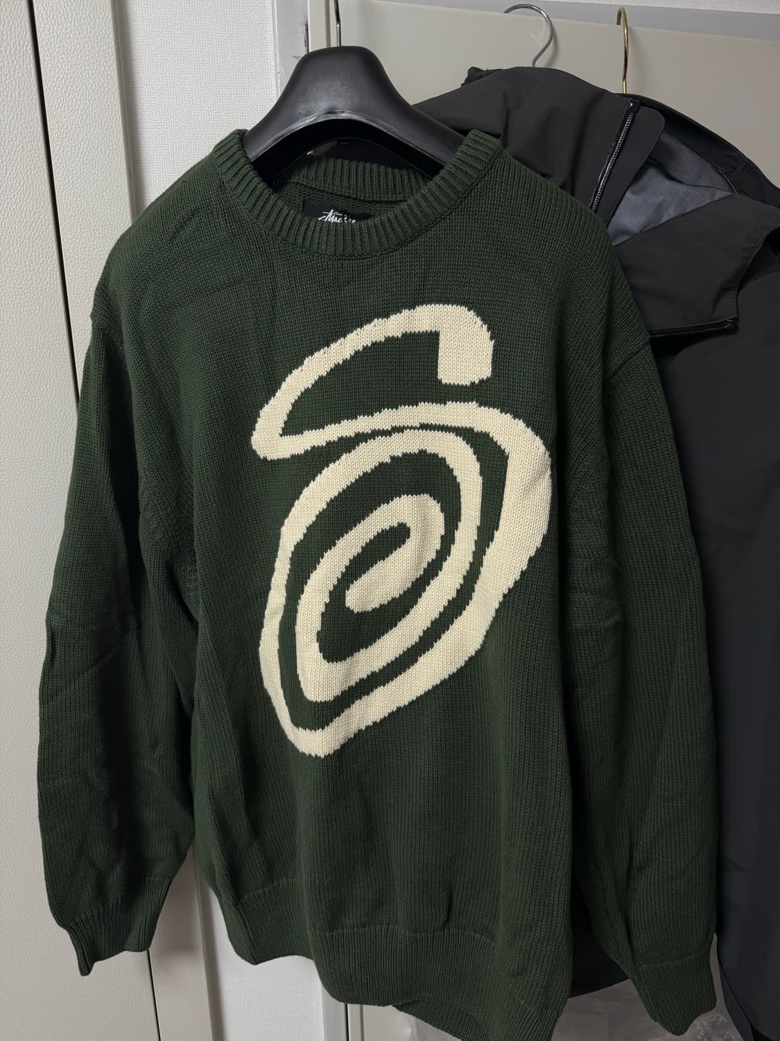 스투시 컬리 S 스웨터 니트 그린 XL 상품이미지2