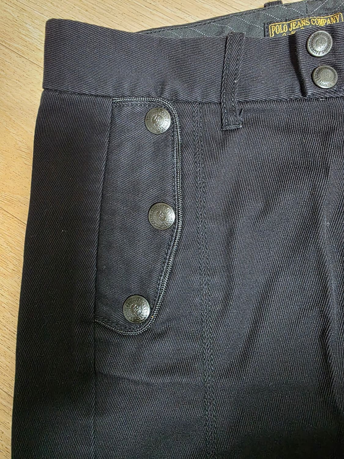 폴로랄프로렌 빈티지 치노 미니 스커트 블랙 25 상품이미지3