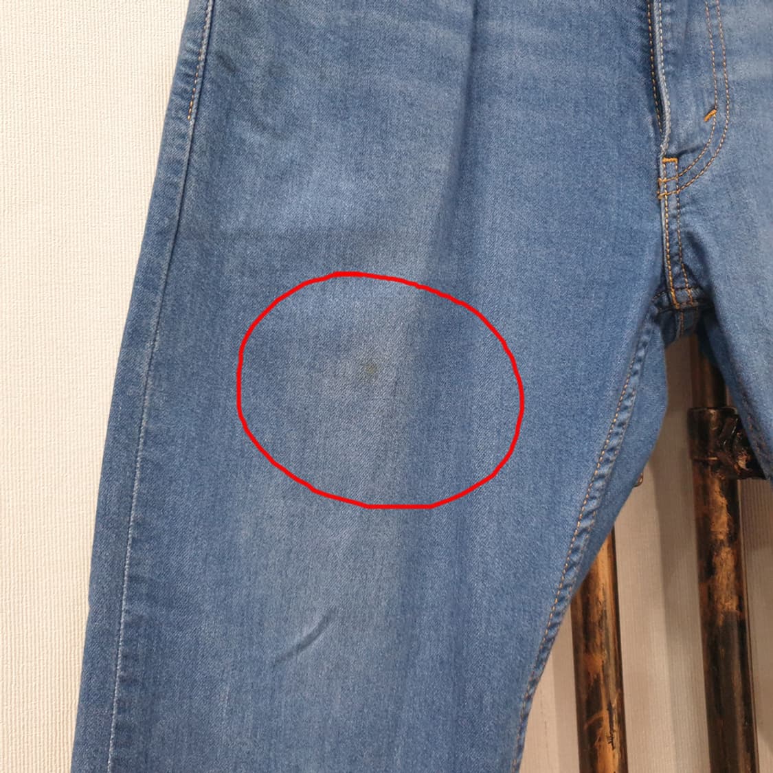 리바이스 502 레귤러 테이퍼드핏 진 블루 청바지(32) 상품이미지3