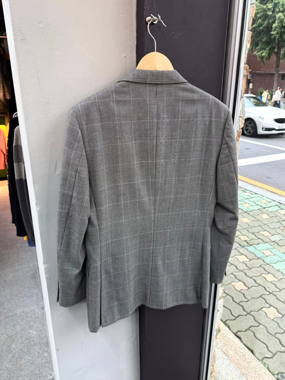 95/ 버버리 블랙라벨 글렌체크 블레이저 자켓 상품이미지7
