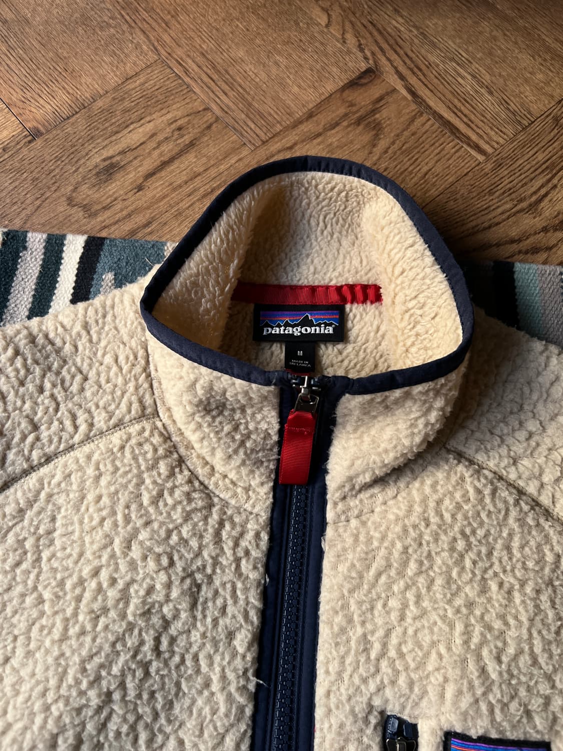 [M]파타고니아 레트로 화이트 플리스 베스트 상품이미지3