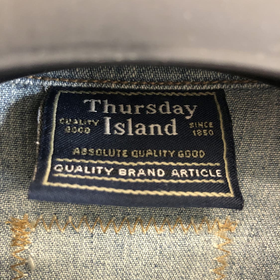 써스데이아일랜드 데님자켓 95 워싱 상품이미지5