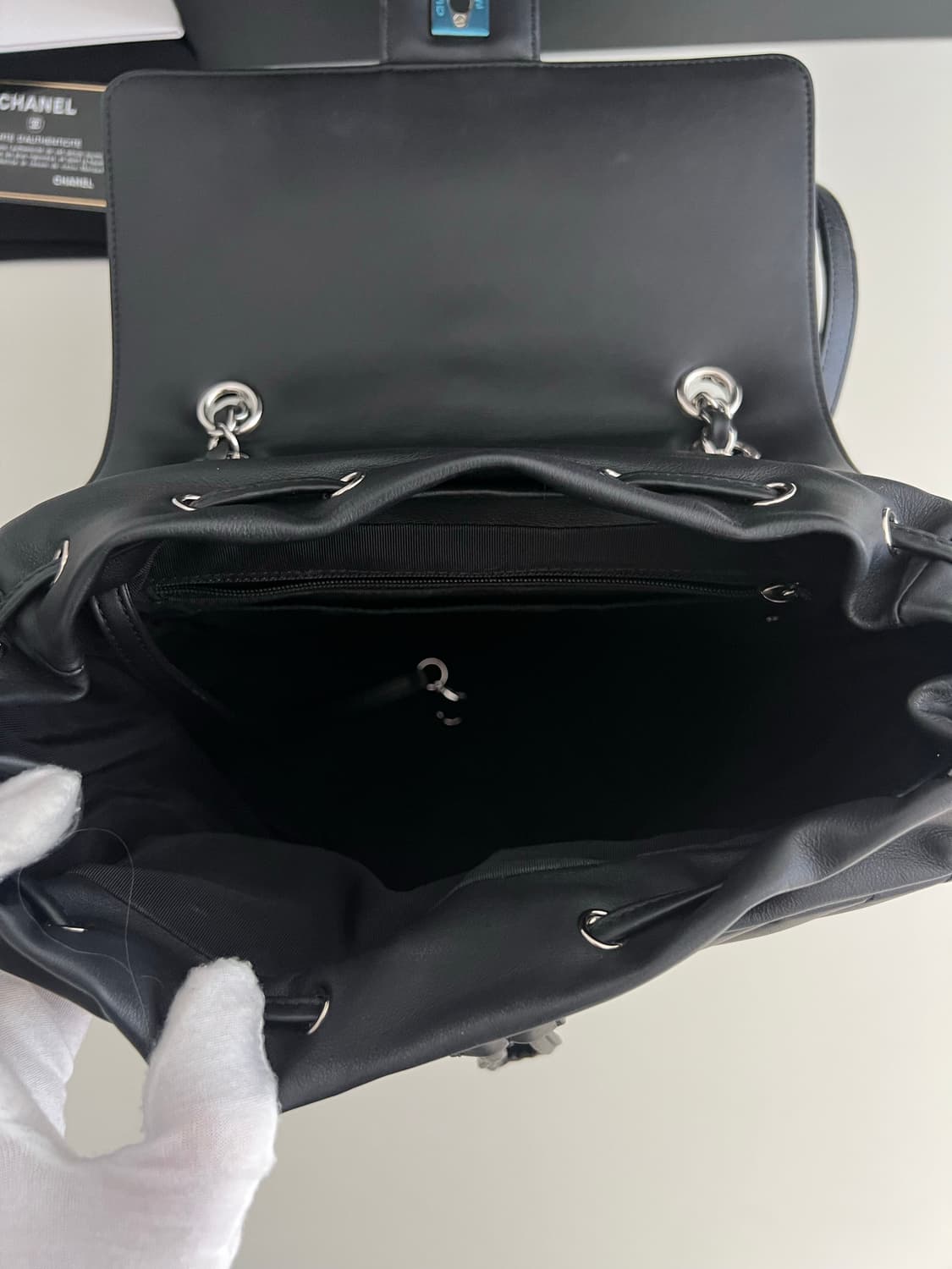 샤넬 어반 스피릿 쉐브론 백팩 램스킨 상품이미지8