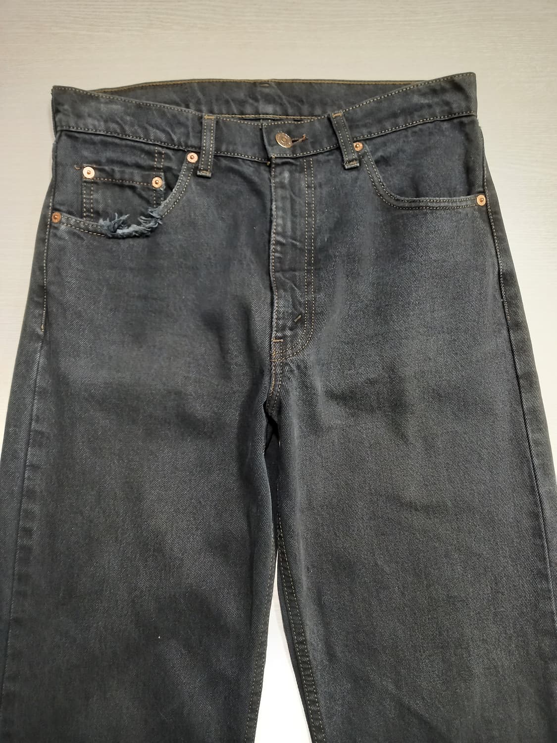 31 90's 리바이스512 일자진 블랙 31-457 상품이미지3