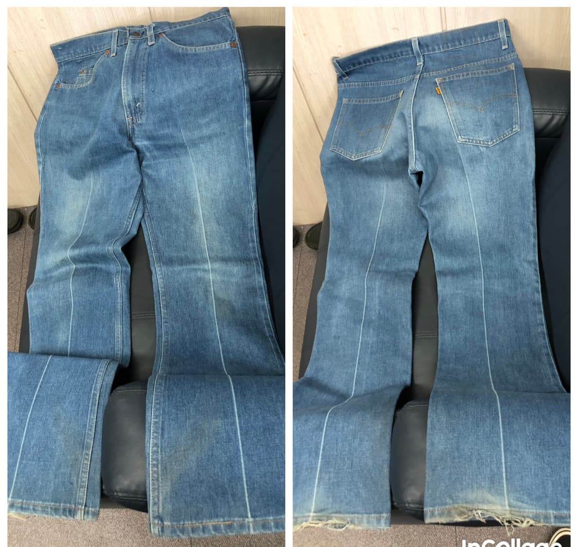 80s 리바이스 오렌지탭 517 부츠컷 USA 허리33 둘레82 상품이미지8