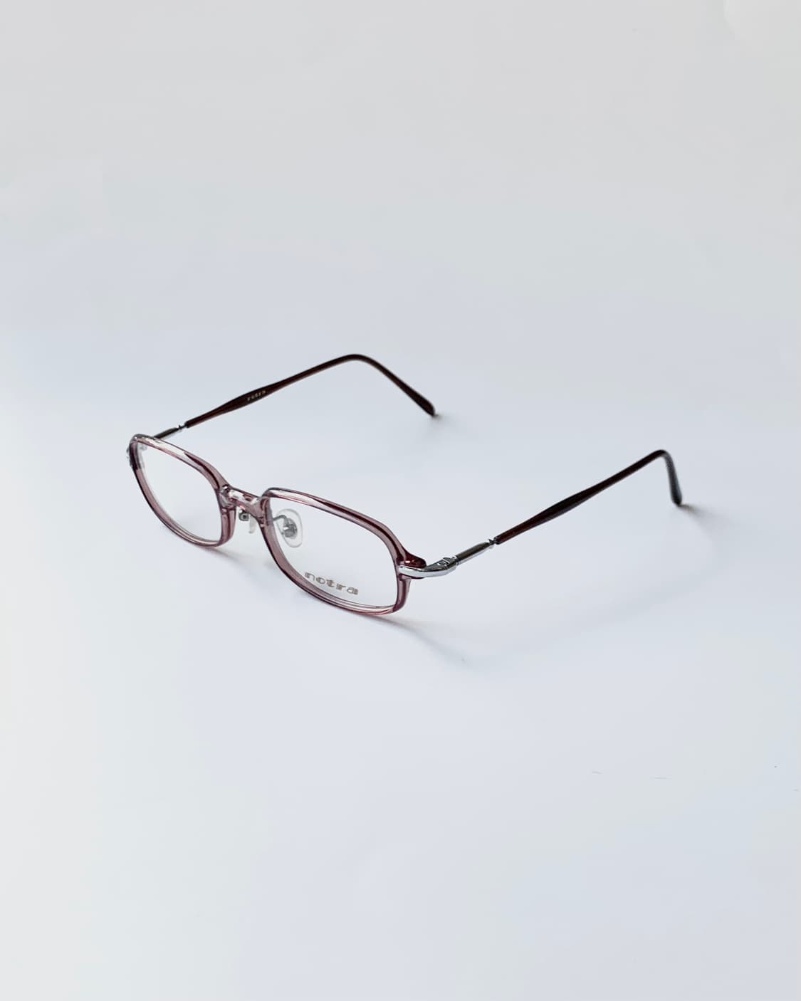 [픽키-703] 재입고/브라운 뿔테 안경 슬림 오벌 스퀘어 안경테 상품이미지2