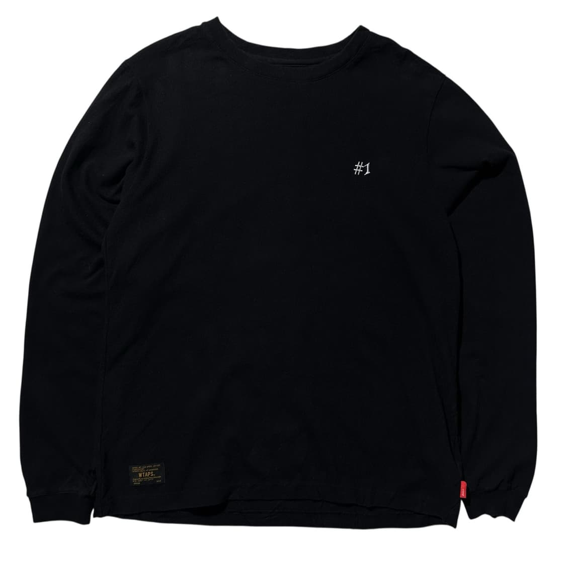 WTAPS 더블탭스 롱슬리브 티셔츠 블랙 상품이미지3