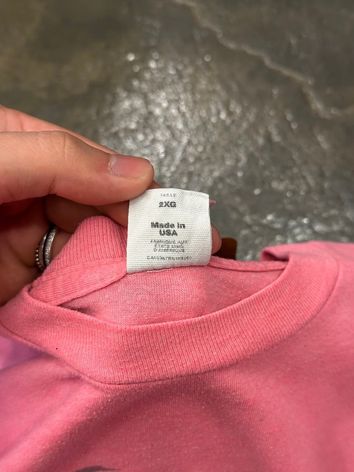90s Made in USA 미란다 램버트 데미지드 반팔티 XXL 상품이미지7