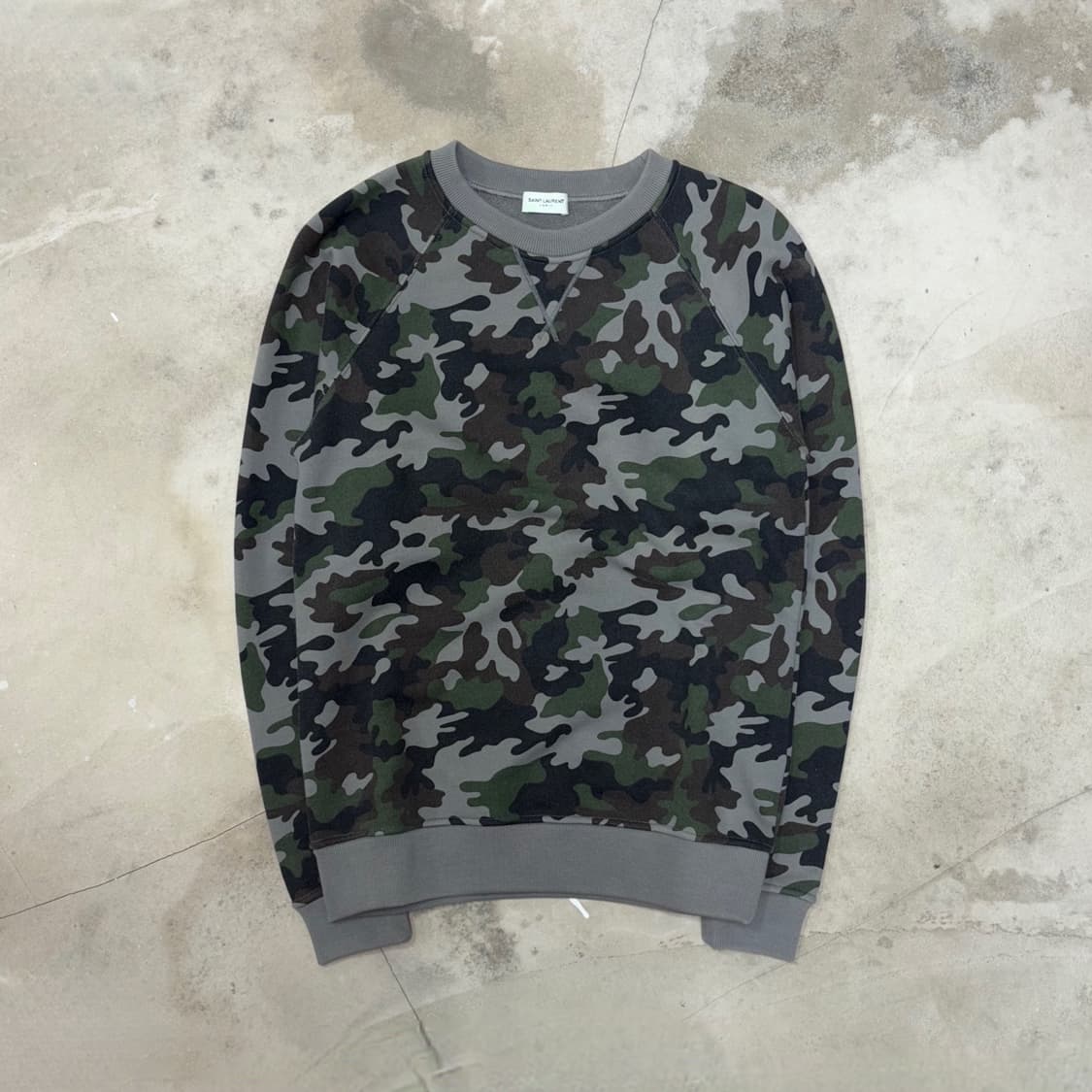 [S] SS15 Saint Laurent Camo crewneck 상품이미지2