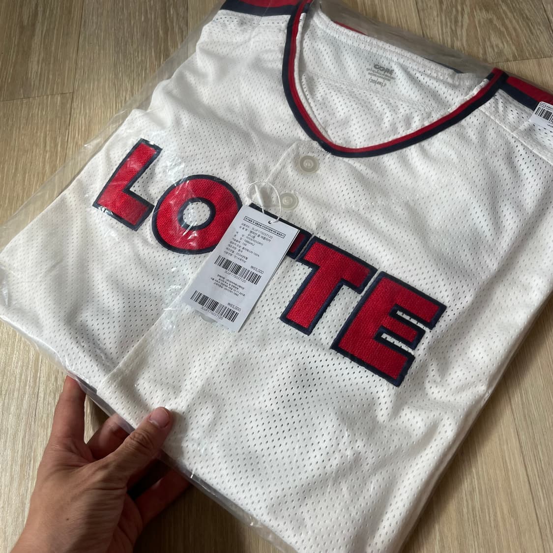 (4XL / 120) 새상품 롯데 자이언츠 레플리카 챔피언 홈 져지 상품이미지7