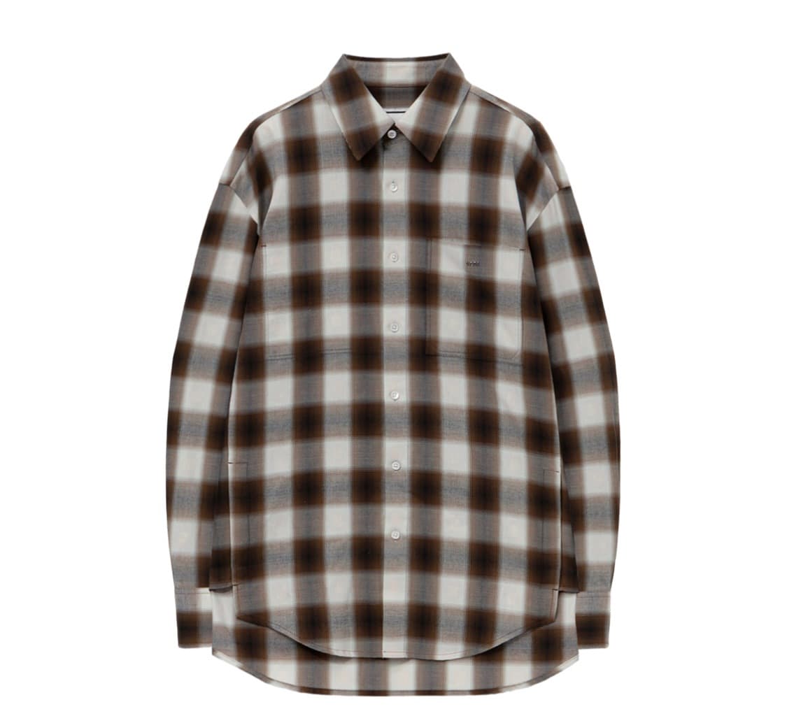 우영미 체크 셔츠 상품이미지2