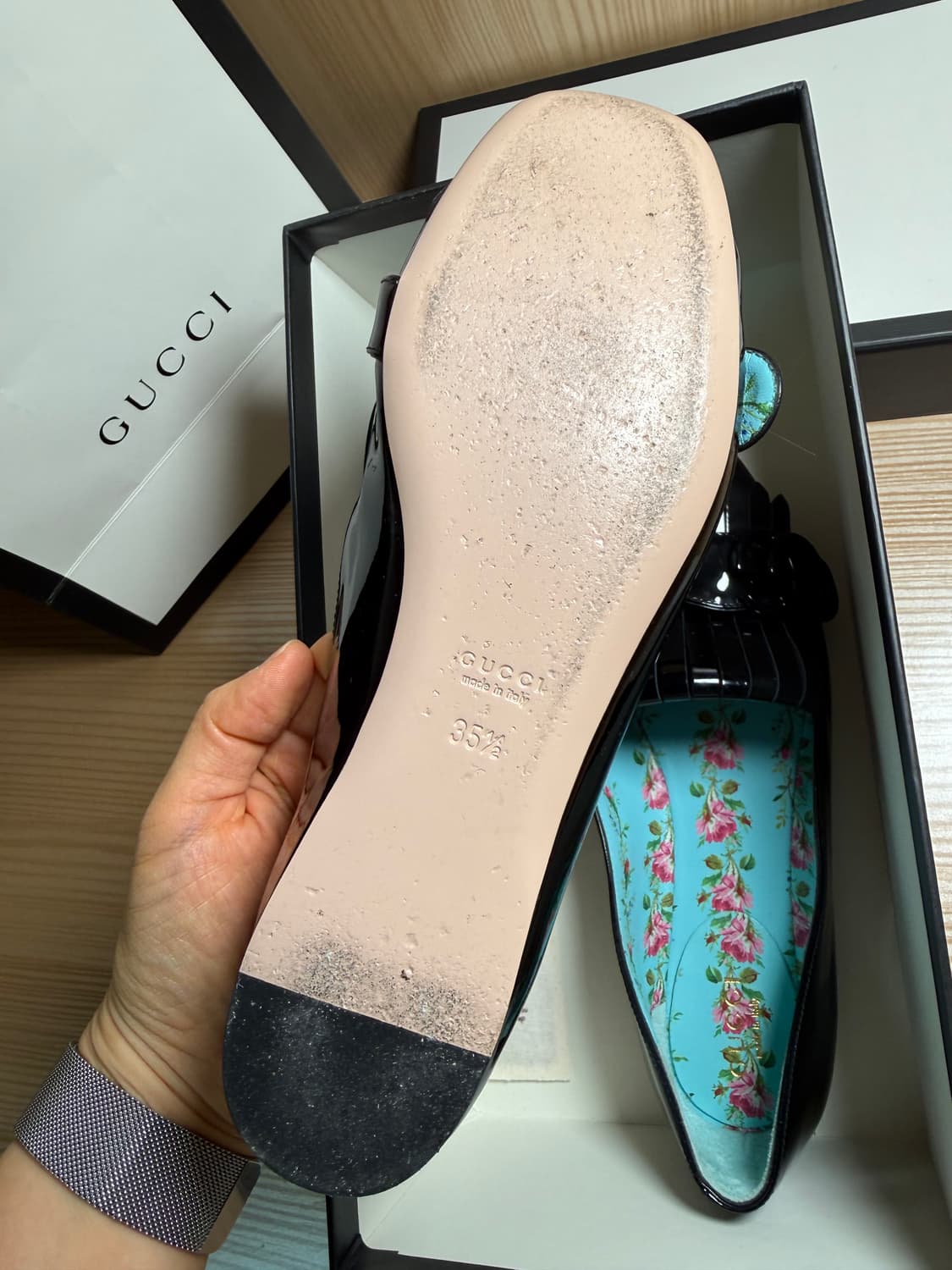 (35.5,225)구찌 마몽 플랫슈즈 상품이미지3