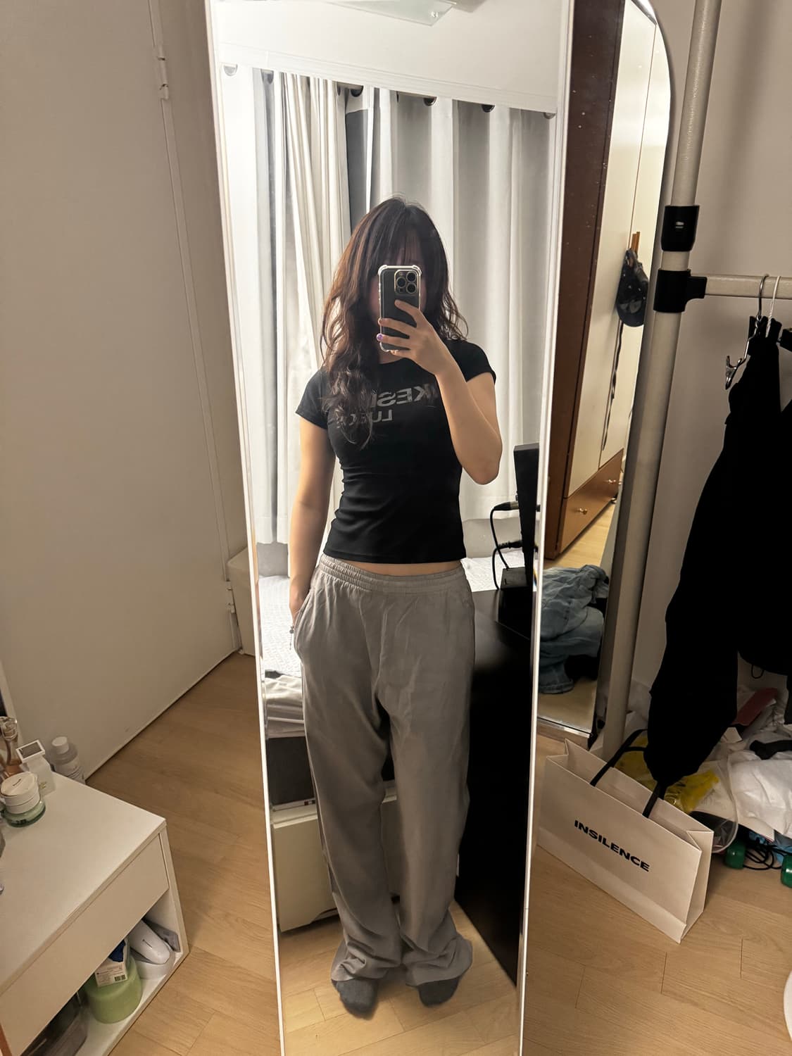 이지 갭 yeezy gap 라이트 띤 스웻팬츠 포에틱그레이 S 상품이미지5