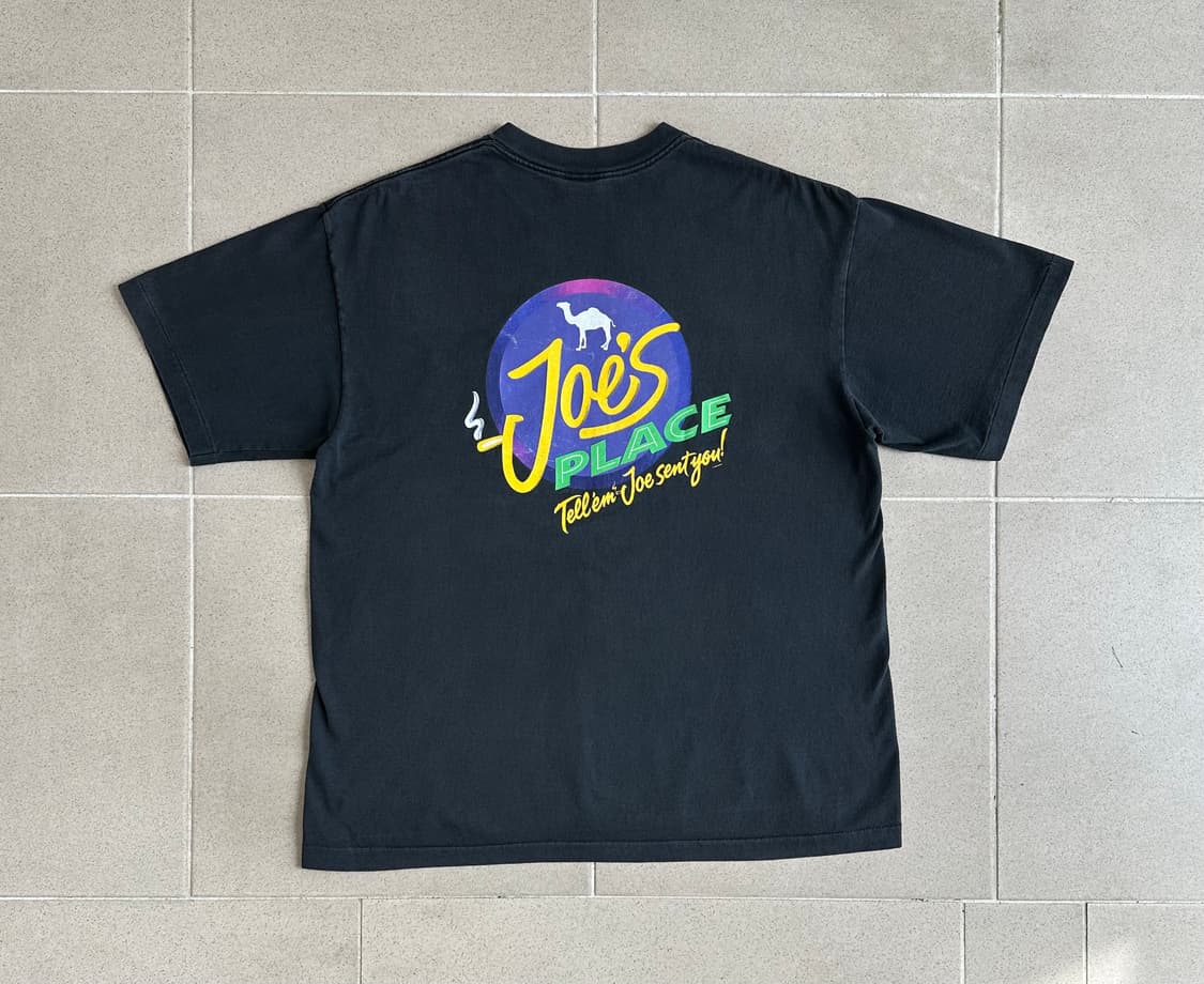 90s 빈티지 카멜 시가렛 티셔츠 XL Joe's place 상품이미지1