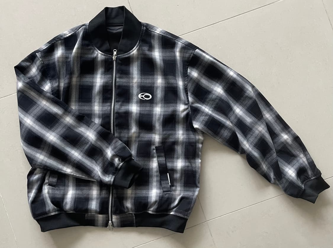 OY 오와이 리버시블 체크 블루종  상품이미지1