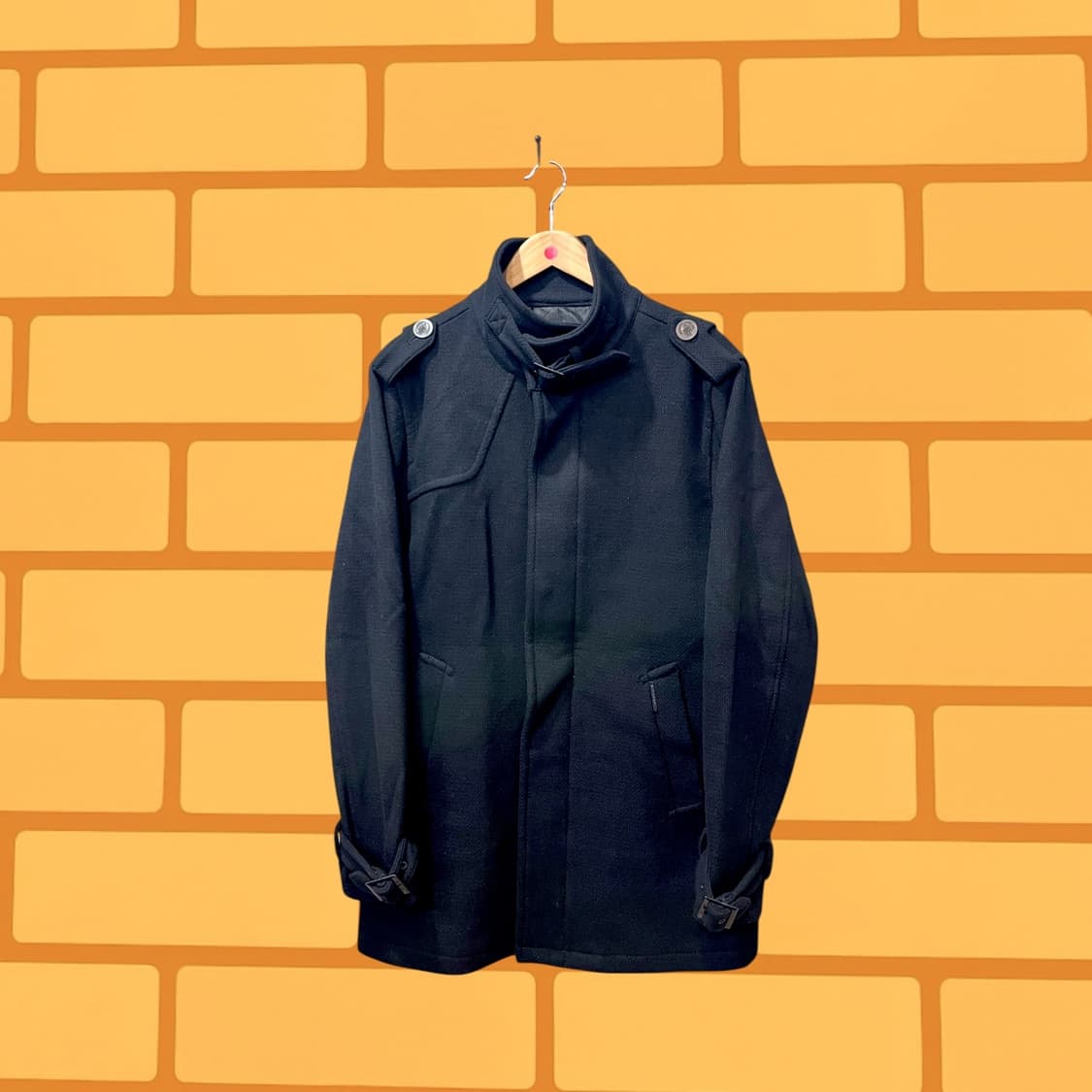 빈폴 해군 스타일 모직 코트 (M) 상품이미지1