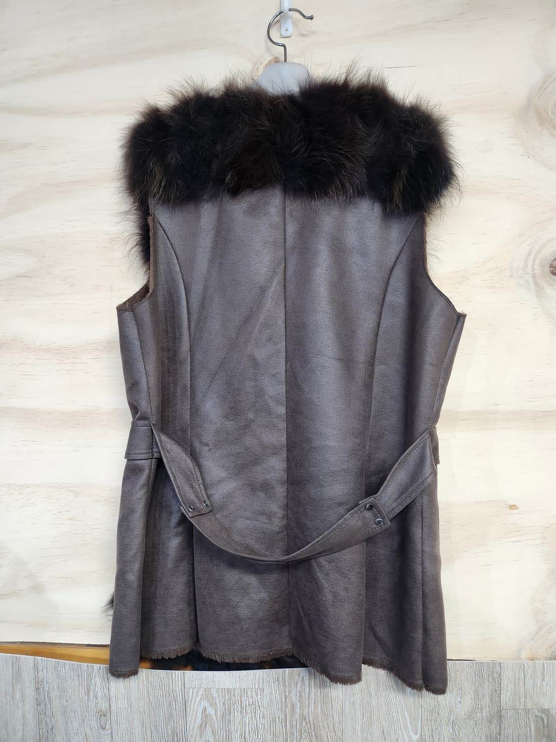 337) 아놀드바시니 라쿤퍼 베스트 조끼 상품이미지4