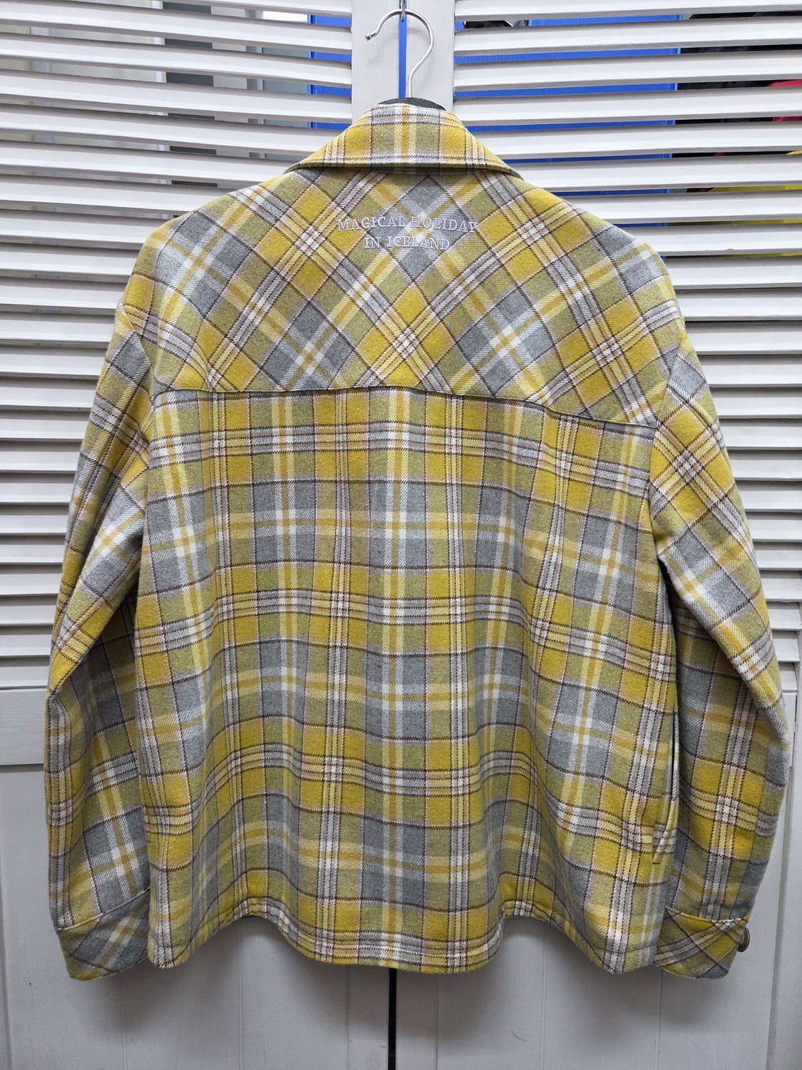 시에로 울 체크 셔츠 자켓 상품이미지3