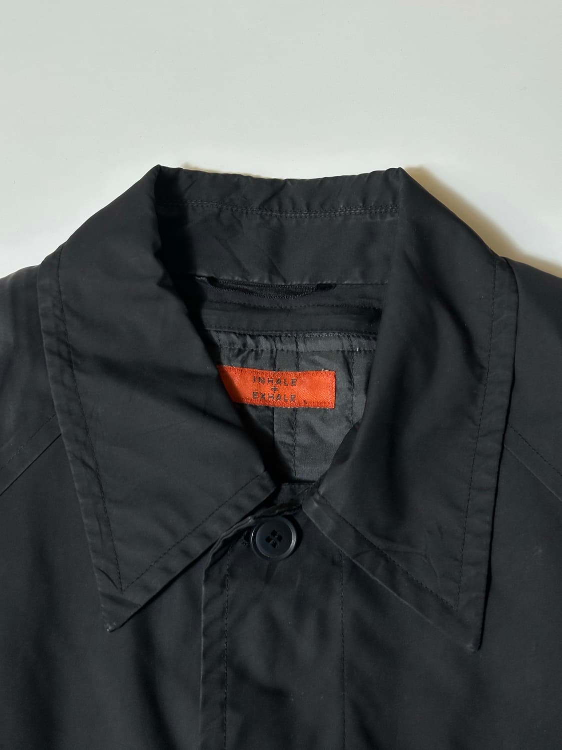 미니멀 블랙 코트 상품이미지6