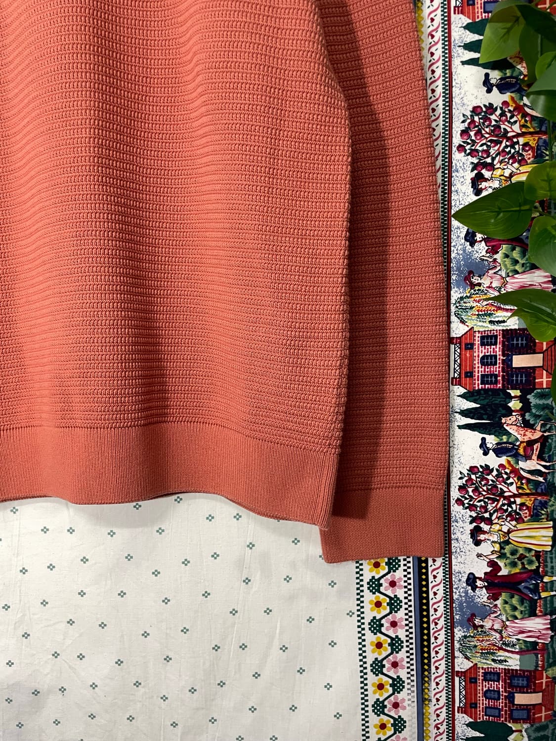 코스 코튼 니트 살몬 핑크 상품이미지4