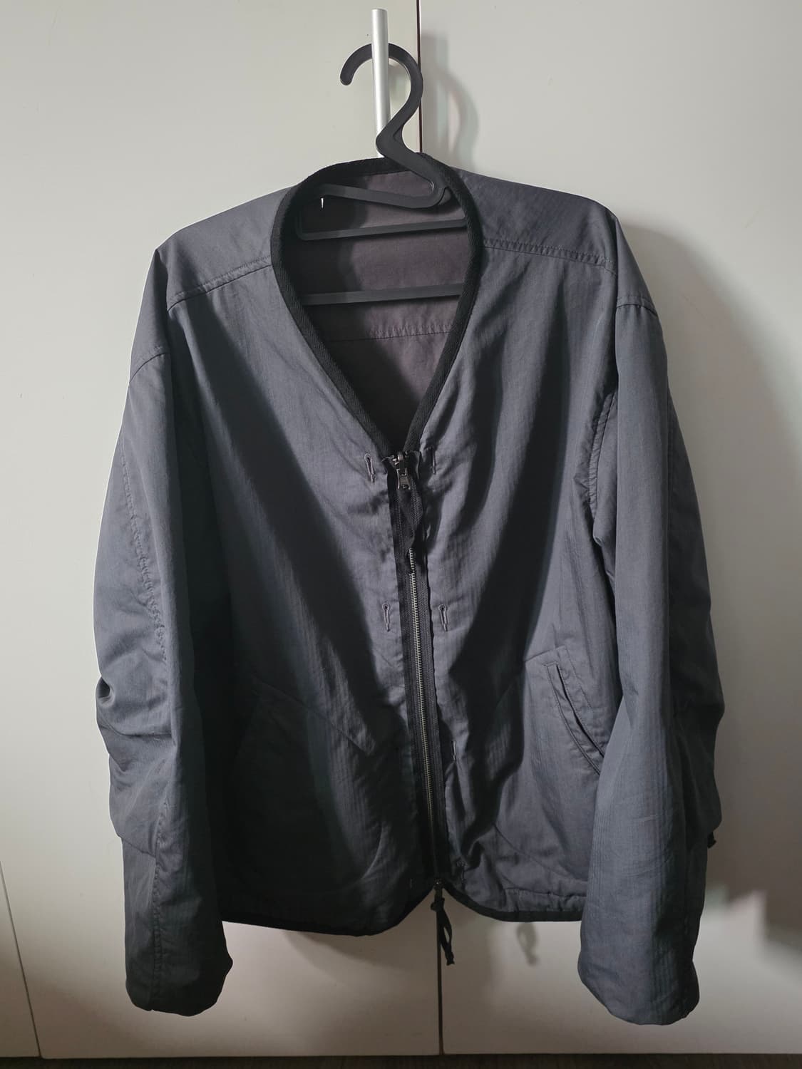 (m)유니온블루 헤링본 리버시블 라이너 자켓 그라파이트/그레이 상품이미지1