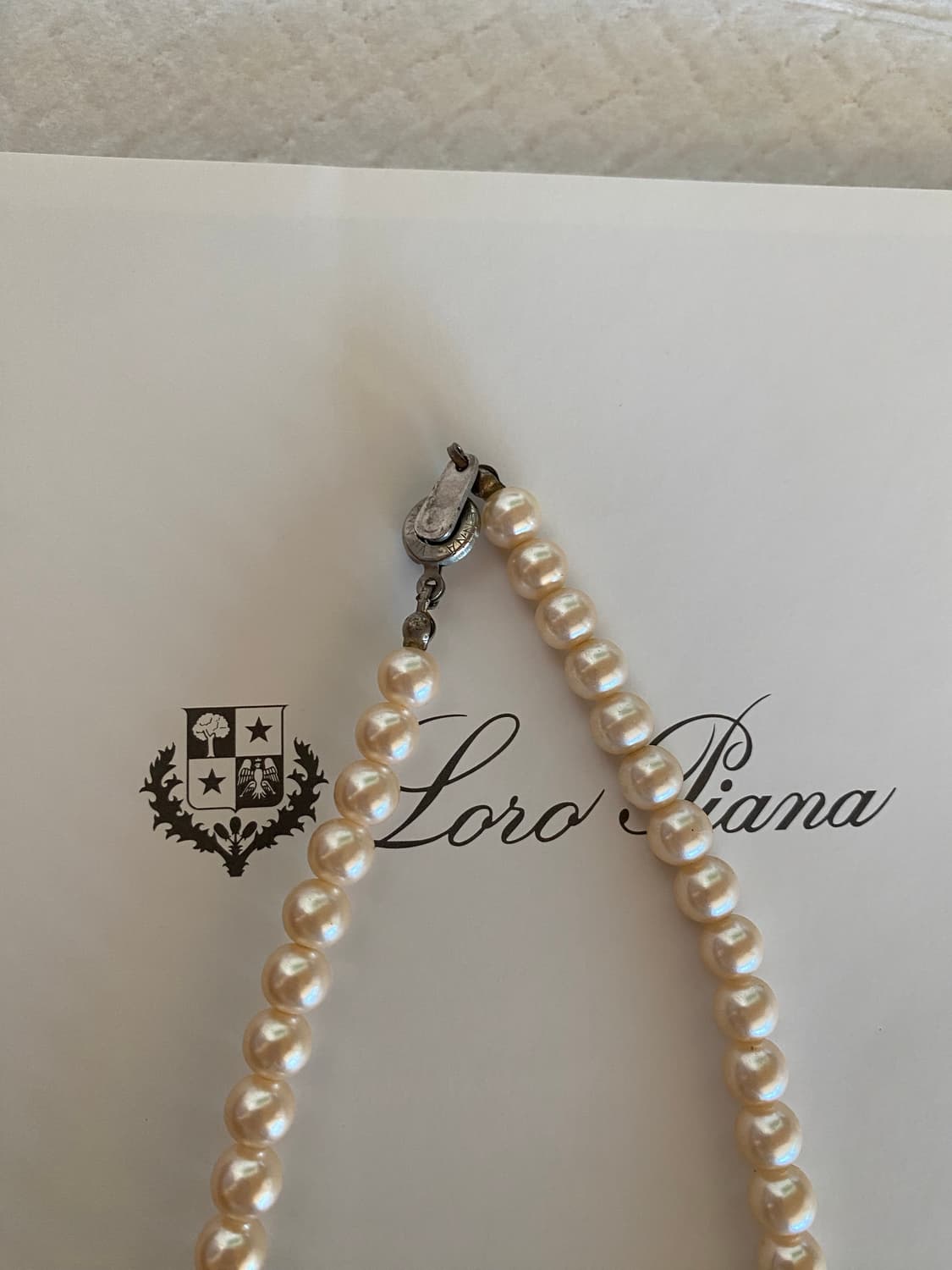 일본 빈티지 주얼리 노란 팬던트 모조 진주목걸이 상품이미지6