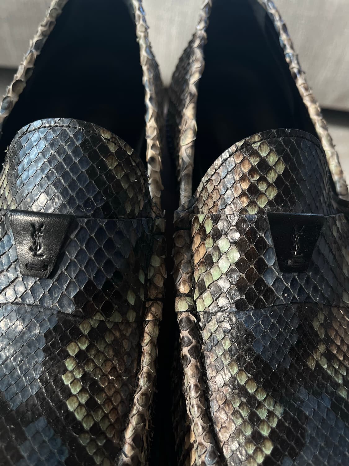 12ss YSL REAL PHYTHON LOAFER 상품이미지3