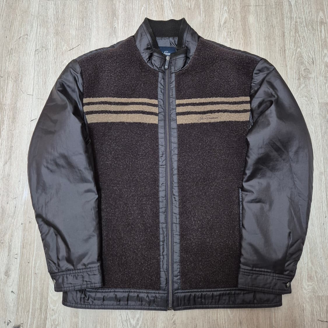 잭니클라우스 스트라이프 하이브리드 모직 점퍼 L(100) 상품이미지1
