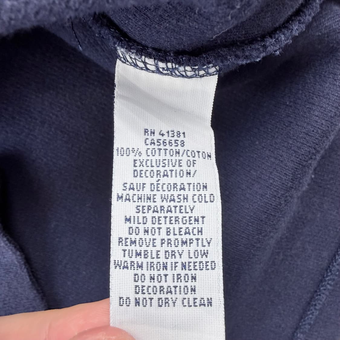 폴로 랄프로렌 하프 반집업 네이비 상품이미지6