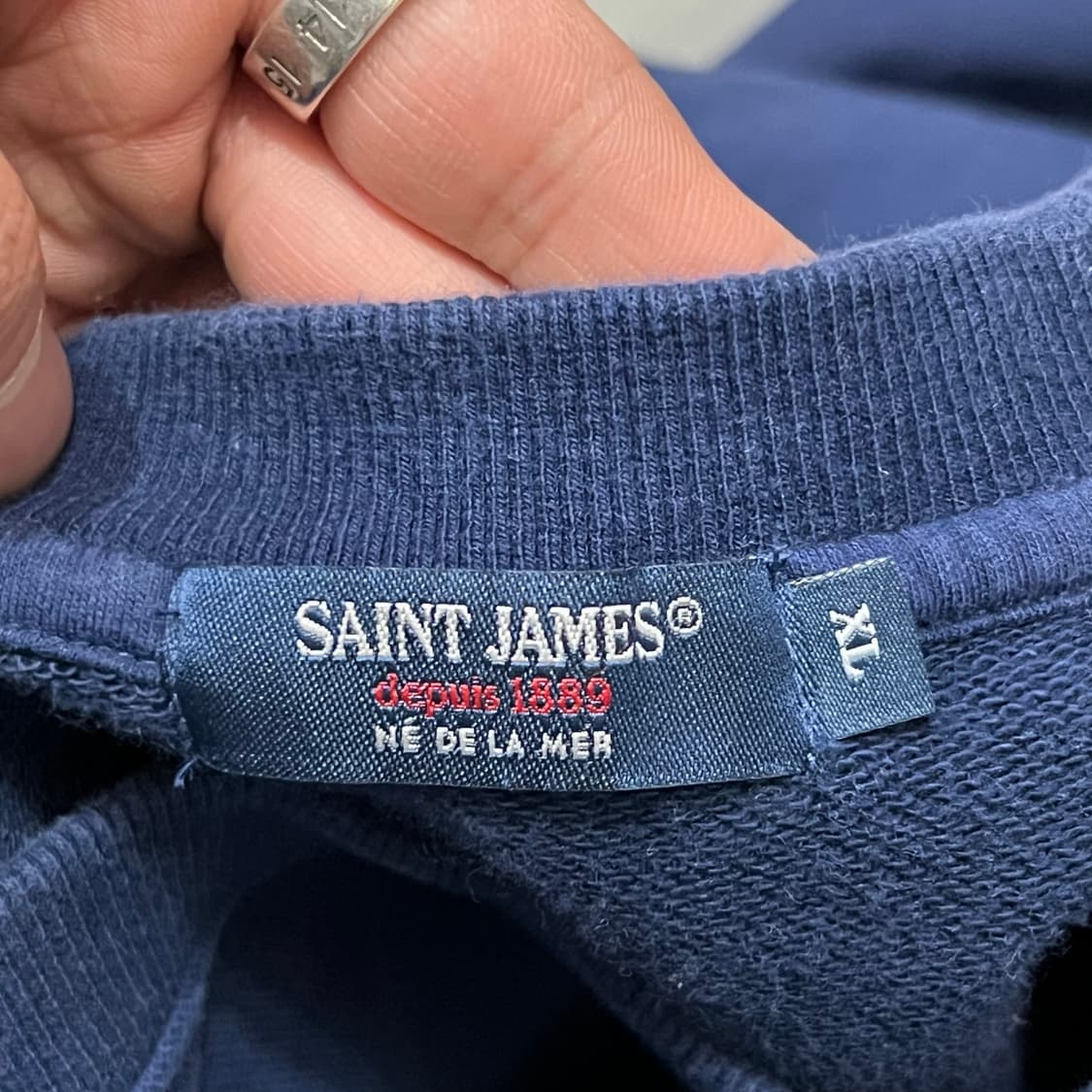  세인트제임스 암패치 맨투맨 y15679 상품이미지7