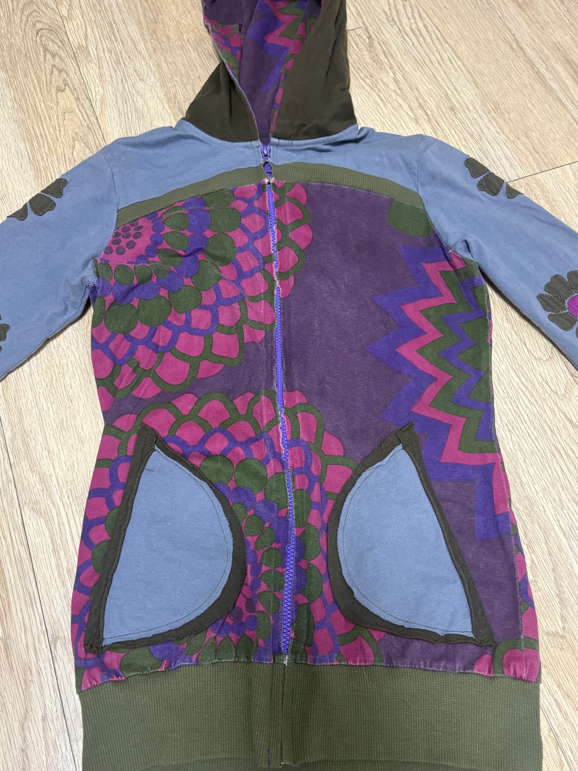 오리엔탈 빈티지 후드집업 상품이미지1