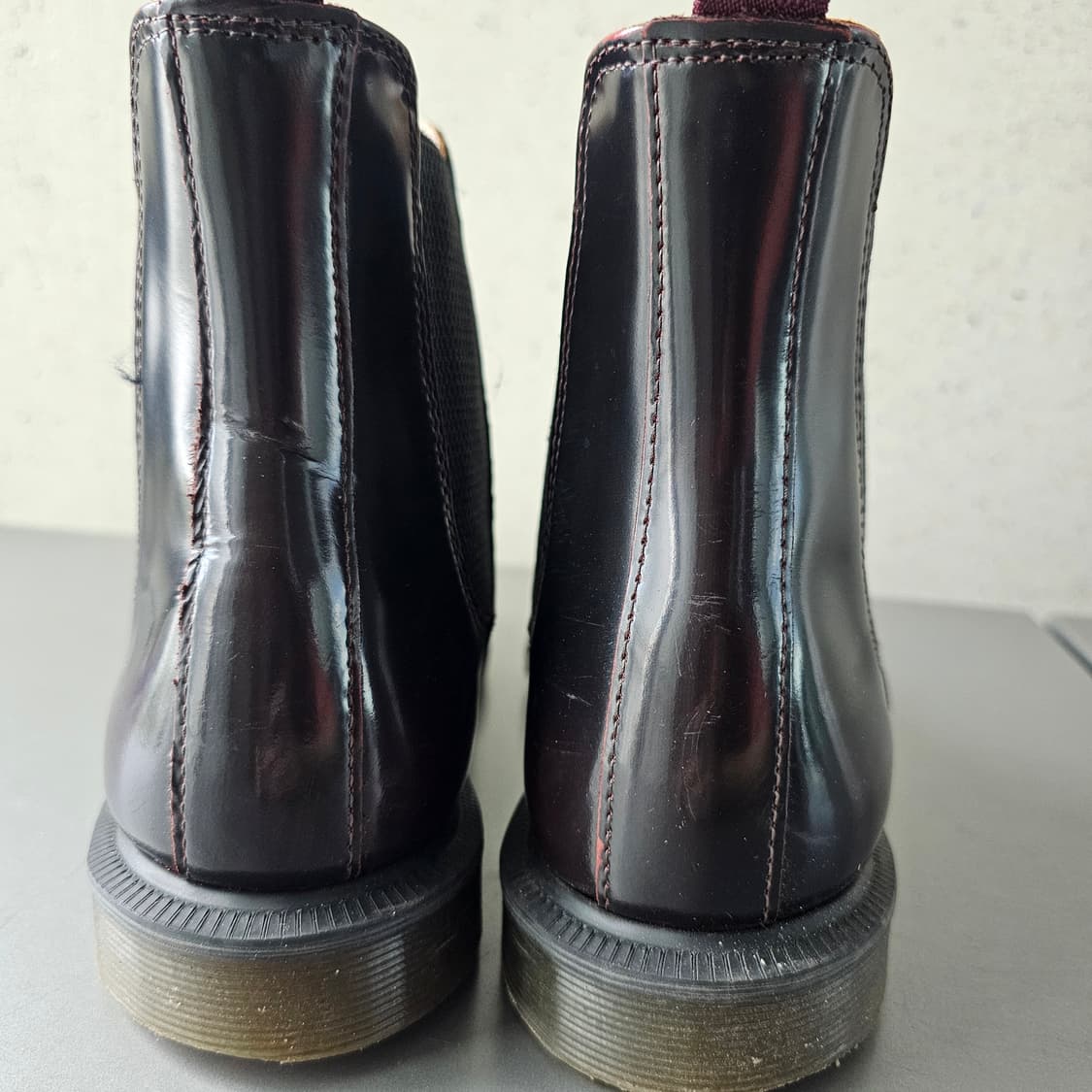 닥터마틴 플로라 첼시부츠 버건디 UK4 상품이미지3