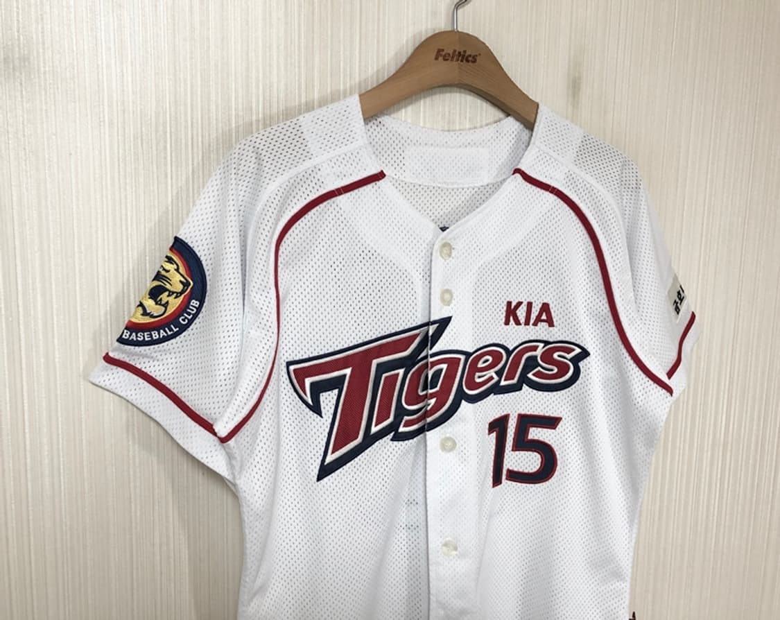 KBO 비젼코리아 기아타이거즈 올드홈유니폼/져지 95 #15 이용규 상품이미지4