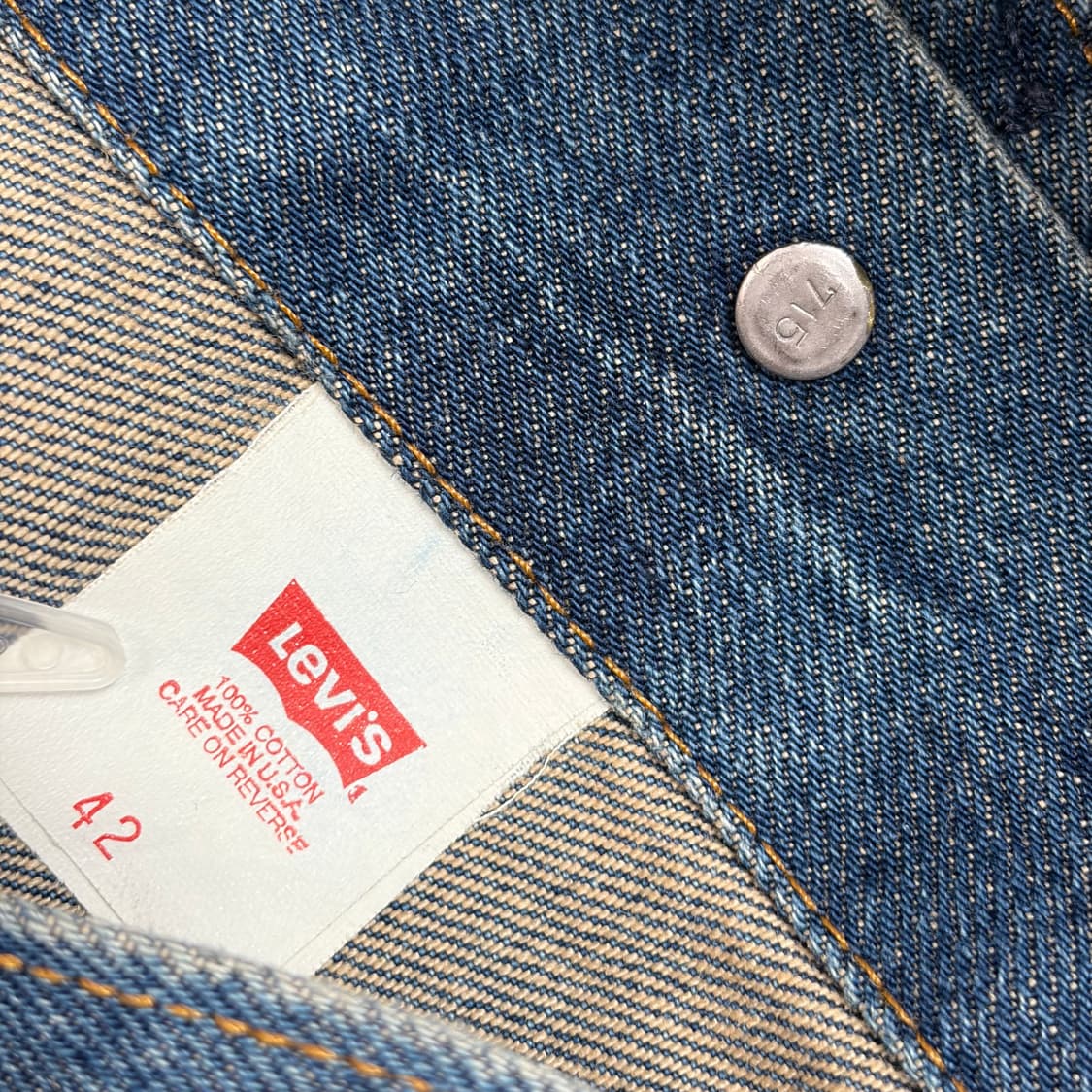90s 리바이스 데님 트러커 청 자켓 상품이미지7
