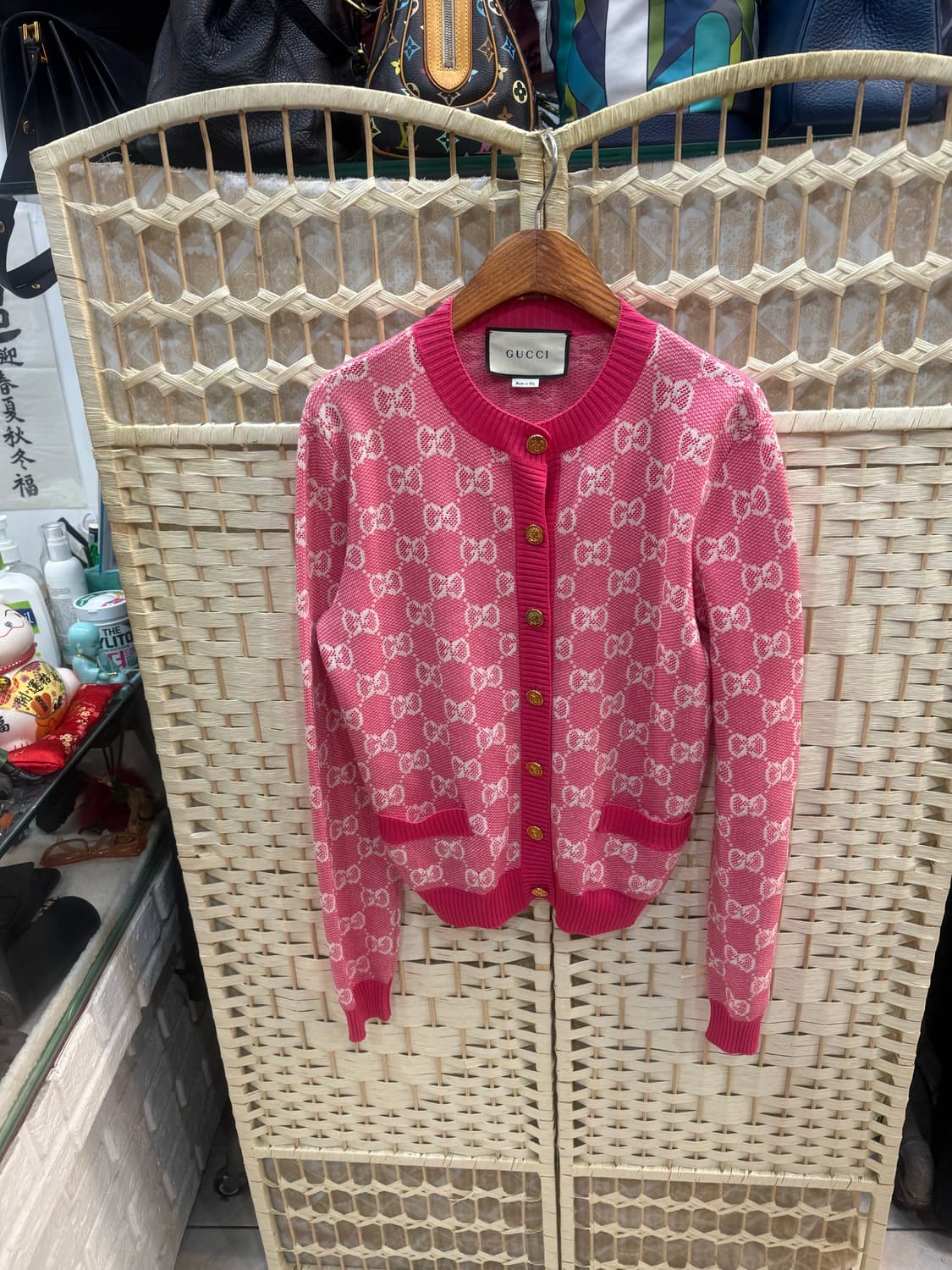55-66/20ss 정품 구찌 GG로고 자카드 가디건 팝니다 상품이미지1