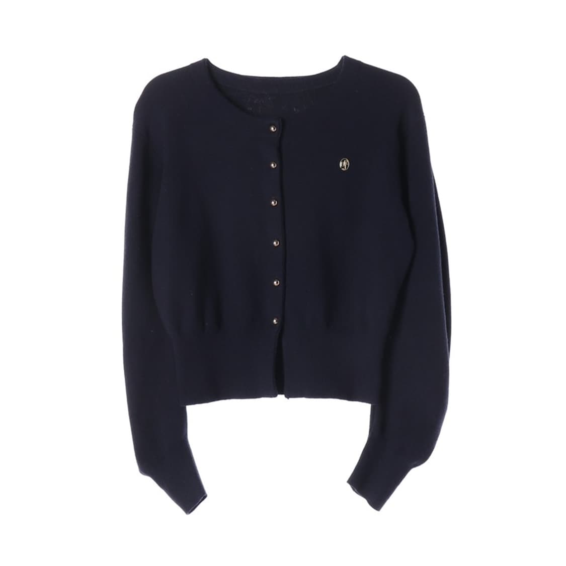 브리에주르 네이비 골드버튼 크롭 가디건 M 상품이미지1